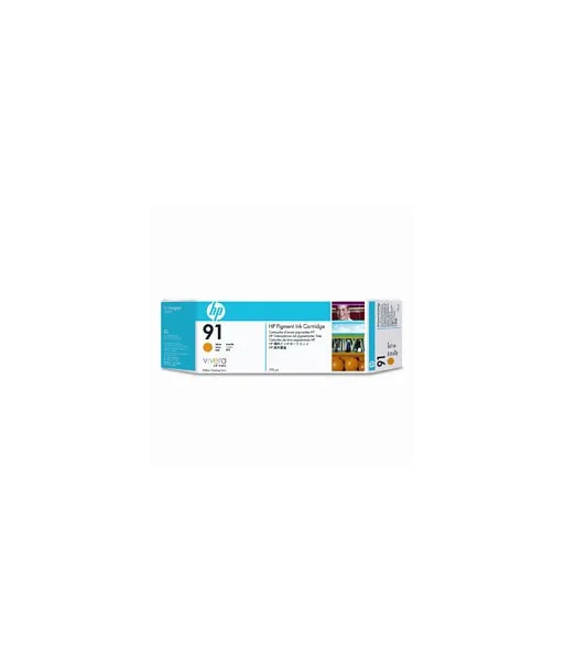 Cartouche d'encre jaune HP 91 775 ml