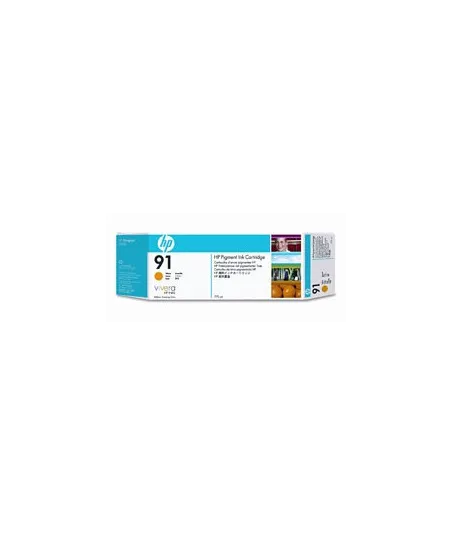Cartouche d'encre jaune HP 91 775 ml
