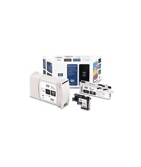 Tête d'impression noire et dispositif de nettoyage HP 90