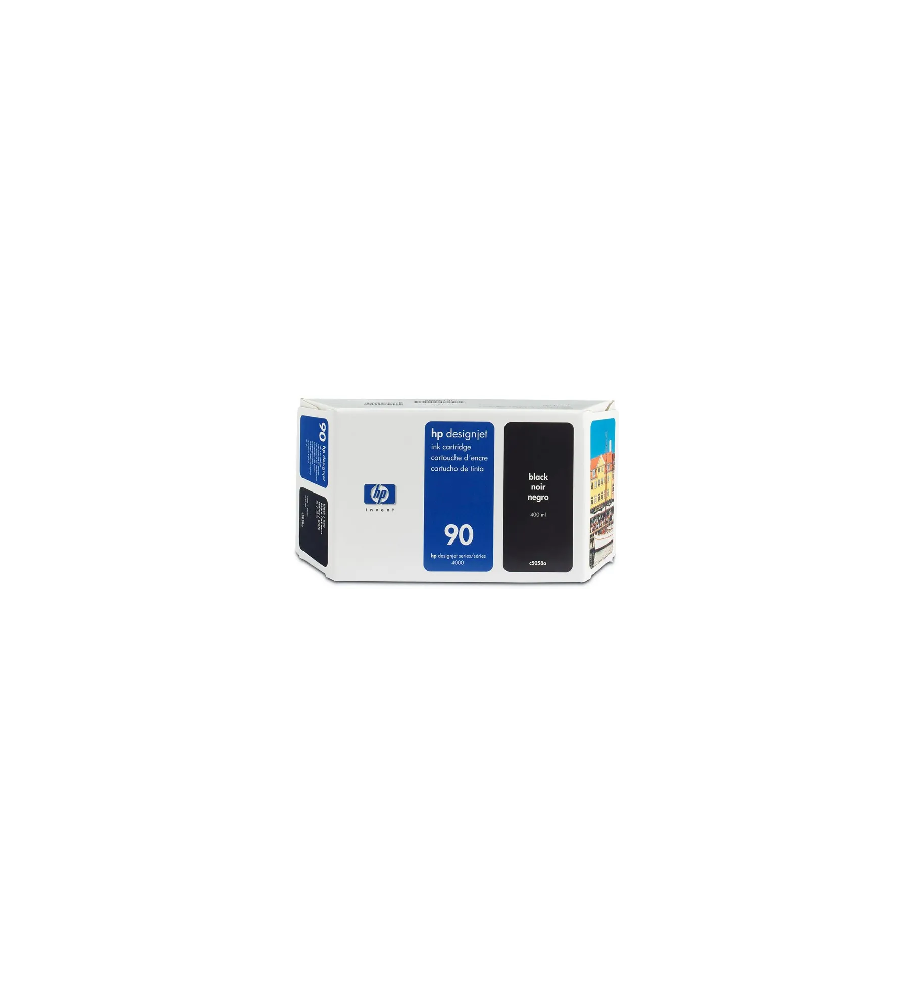 Cartouche d'encre noire HP 90 400-ml