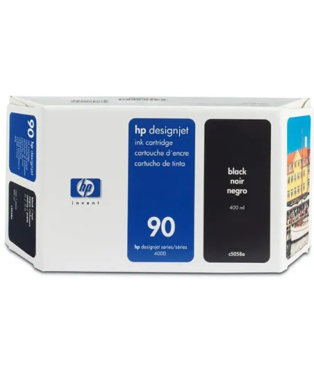 Cartouche d'encre noire HP 90 400-ml