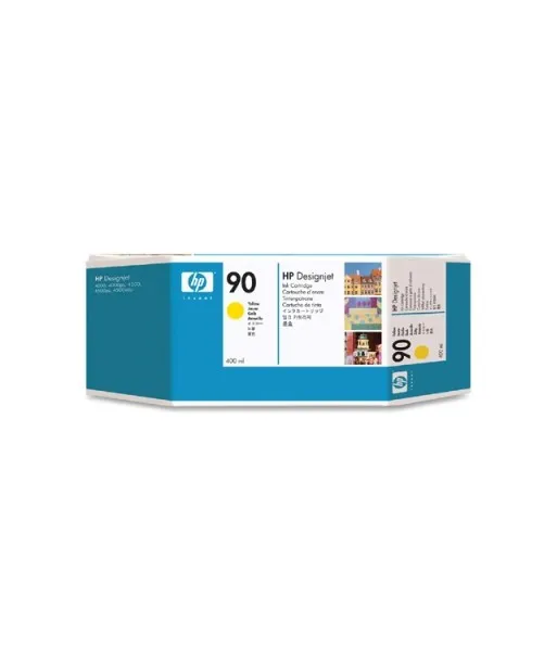 Cartouche d'encre jaune HP 90 400-ml
