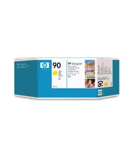 Cartouche d'encre jaune HP 90 400-ml