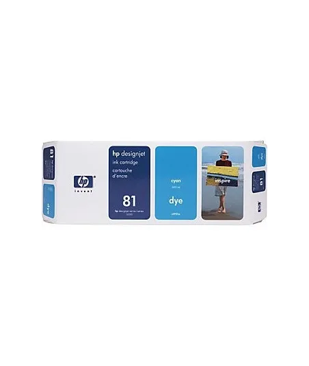 Hp 81 - cartouche d`impression -  Cyan