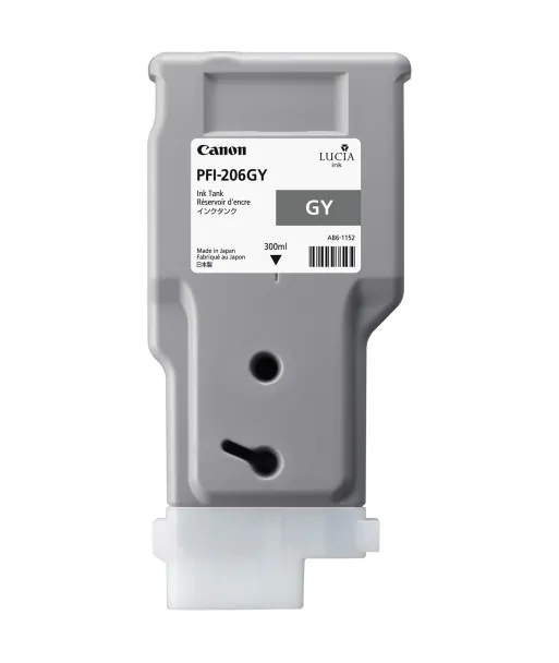 Cartouche d'encre CANON Gris PFI-206 GY 300ml