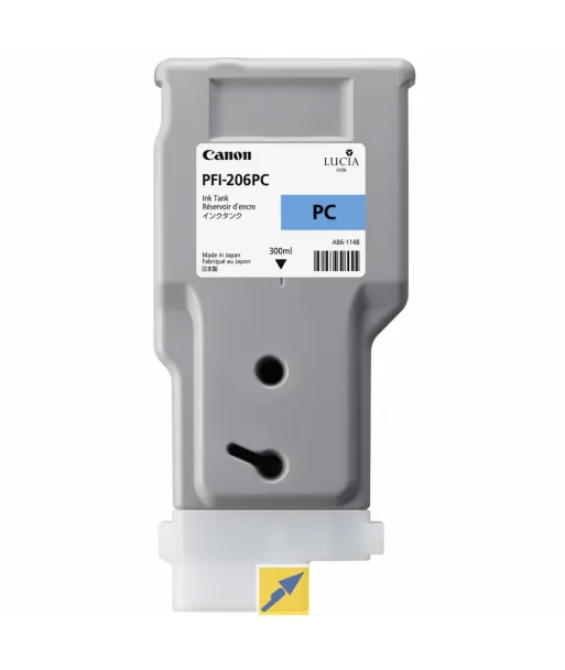 Cartouche d'encre CANON Cyan Photo PFI-206 PC 300ml