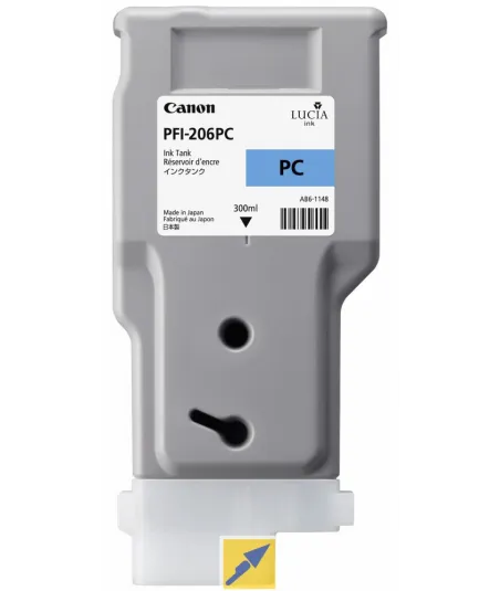 Cartouche d'encre CANON Cyan Photo PFI-206 PC 300ml