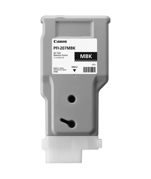 Cartouche d'encre CANON Noir Mat PFI-207 MBK 300Ml
