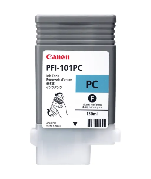 Cartouche d'encre CANON Cyan Photo LUCIA PFI-101 PC 130Ml