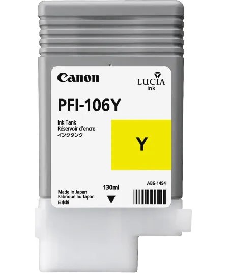 Cartouche d'encre CANON Jaune PFI-106 Y 130Ml