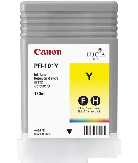Cartouche d'encre CANON  Jaune PFI-101 Y 130Ml