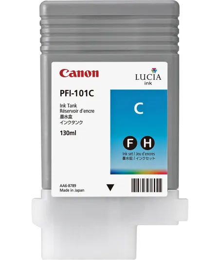 Cartouche d'encre CANON Cyan PFI-101 C 130Ml