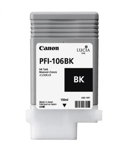 Cartouche d'encre CANON Noir PFI-106 BK 130Ml