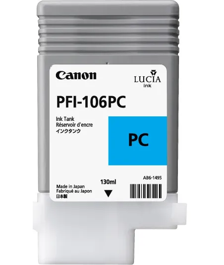 Cartouche d'encre CANON Cyan Photo PFI-106 PC 130Ml