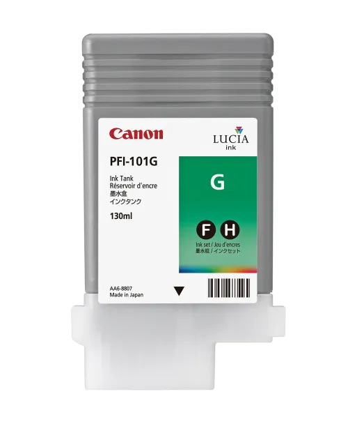 Cartouche d'encre CANON Vert LUCIA PFI-101 G 130ml
