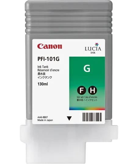 Cartouche d'encre CANON Vert LUCIA PFI-101 G 130ml
