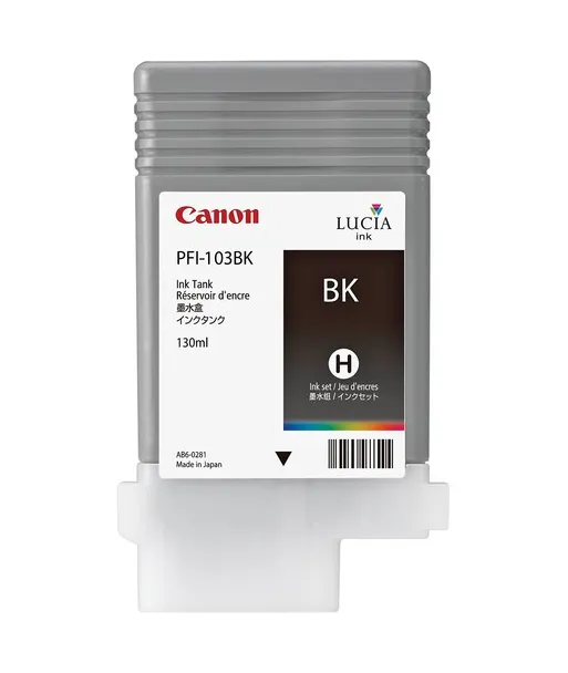 Cartouche d'encre CANON Noire PFI-103 BK 130ml