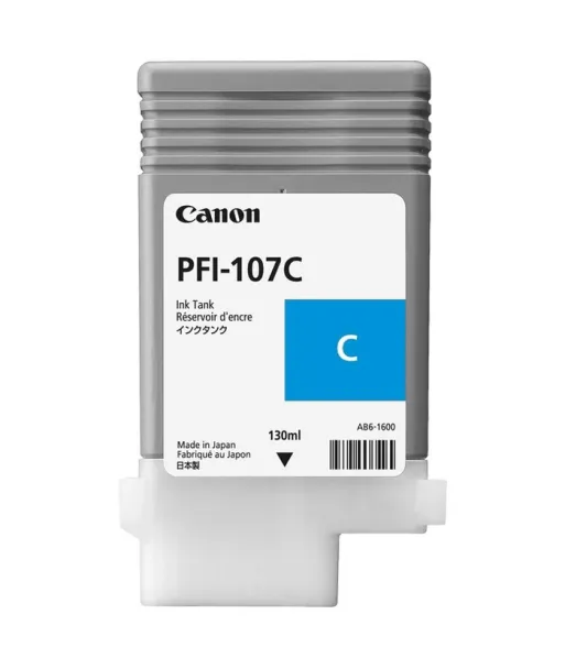 Cartouche d'encre CANON Cyan PFI-107 C 130ml