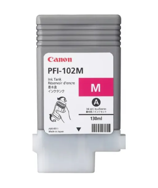 Cartouche d'encre CANON Magenta LUCIA PFI-102 M - 130ml