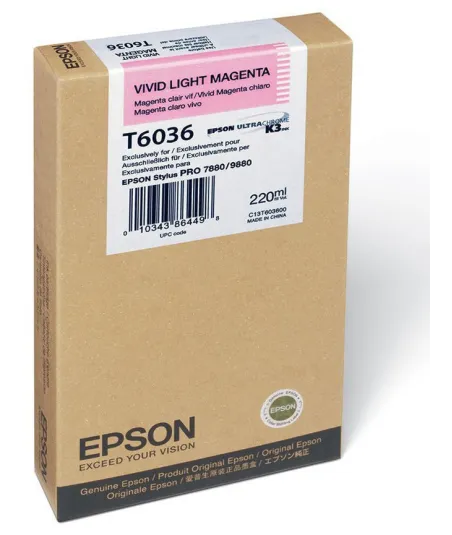 Cartouche d'encre EPSON T6036 Magenta Clair - 220Ml