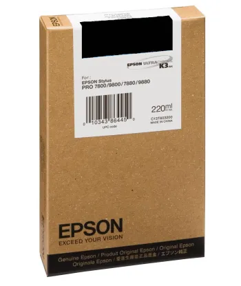 Cartouche d'encre EPSON T6031 Noir Photo - 220Ml