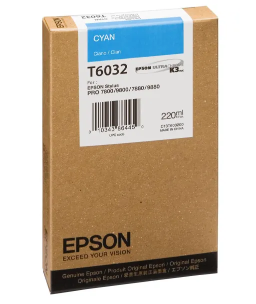 Cartouche d'encre Cyan Epson 220Ml