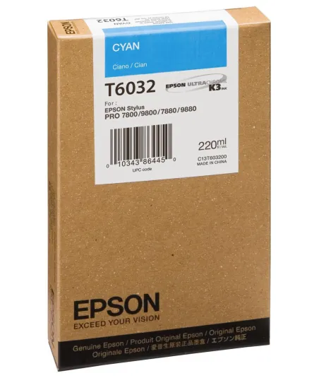Cartouche d'encre Cyan Epson 220Ml