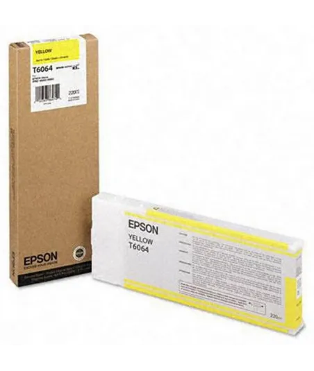 Cartouche d'encre EPSON T6064 Jaune - 220Ml