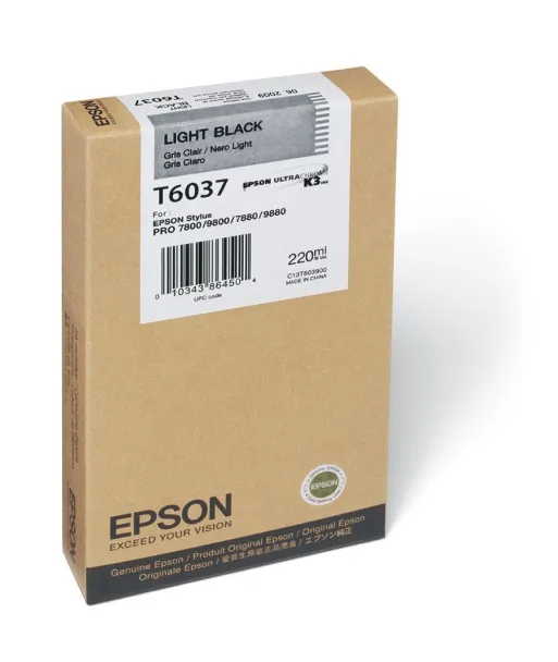 Cartouche d'encre Gris Epson 220Ml