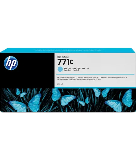 Cartouche d'encre photo Vivid HP  771C Cyan Clair - 775ml