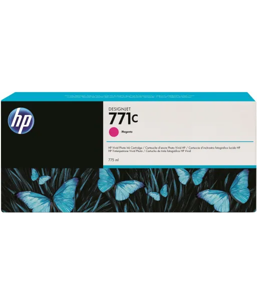 Cartouche d'encre photo Vivid HP  771C  Magenta  - 775ml