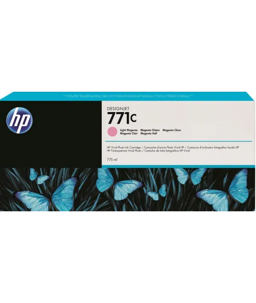 Cartouche d'encre photo Vivid HP  771C  Magenta Clair  - 775ml