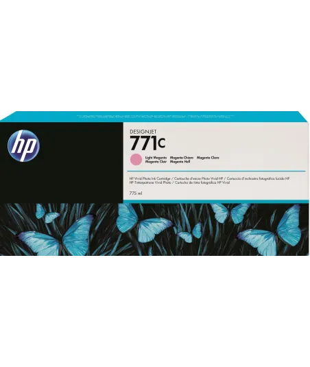 Cartouche d'encre photo Vivid HP  771C  Magenta Clair  - 775ml