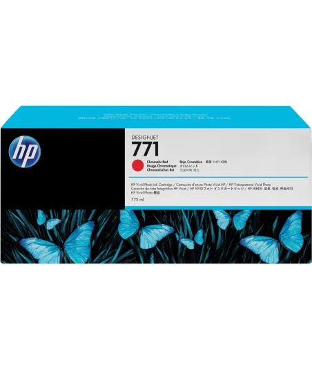 Cartouche d'encre photo Vivid HP  771C  Rouge Chromatique  - 775ml