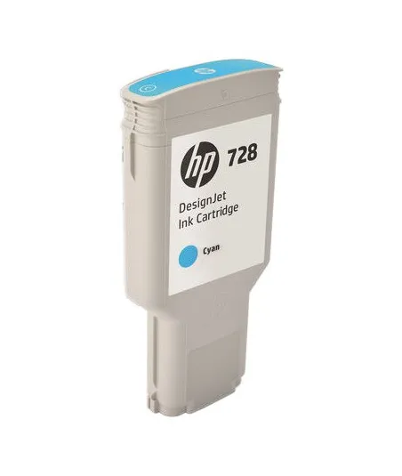 Cartouche d'encre Cyan HP 728 300ML