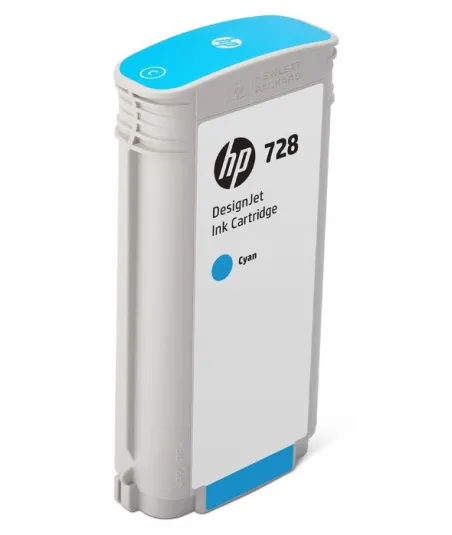 Cartouche d'encre Cyan HP 728 130ML