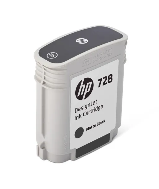 Cartouche d'encre Noir mat HP 728 69ML