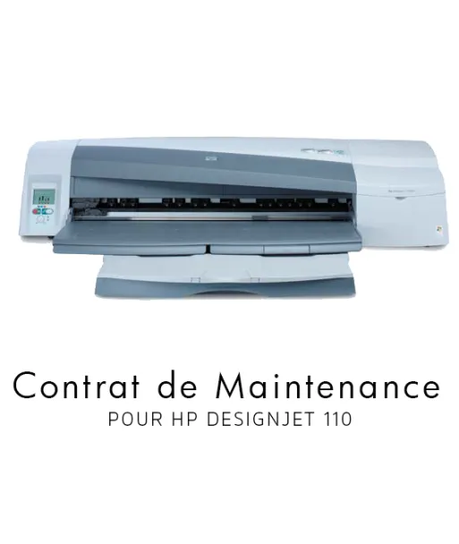 Contrat de maintenance 1 an pour HP 110