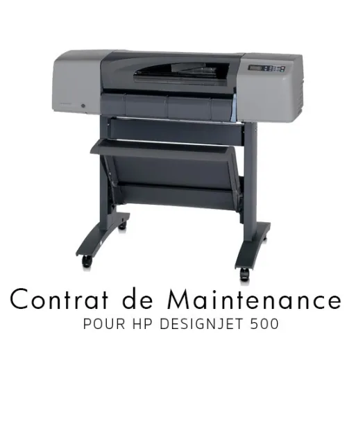 Contrat de maintenance 1 an pour HP 500