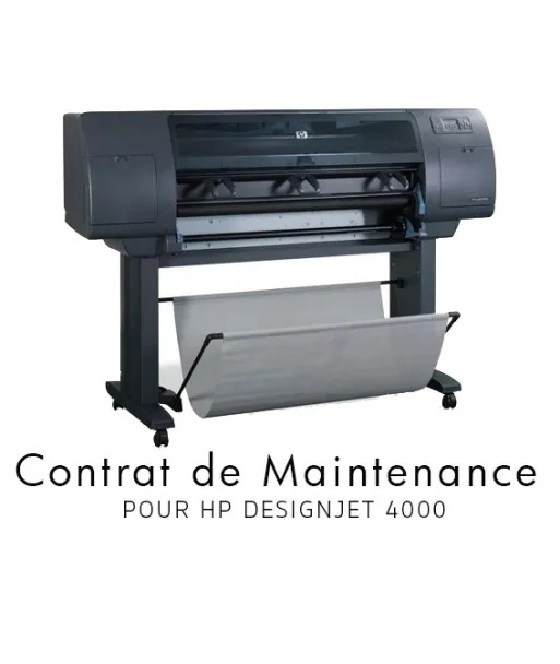 Contrat de maintenance 1 an pour HP 4000
