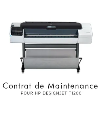 Contrat de maintenance 1 an pour HP T1200