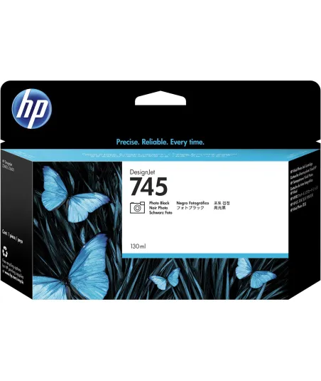 Cartouche d'encre Noir Photo HP 745 130ML