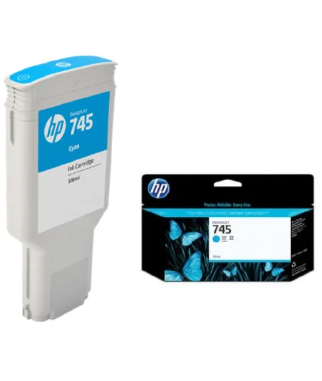 Cartouche d'encre Cyan HP 745 300ML