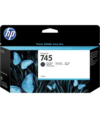 Cartouche d'encre Noir Mat HP 745 130ML