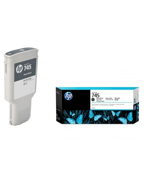 Cartouche d'encre Noir Mat HP 745 300ML