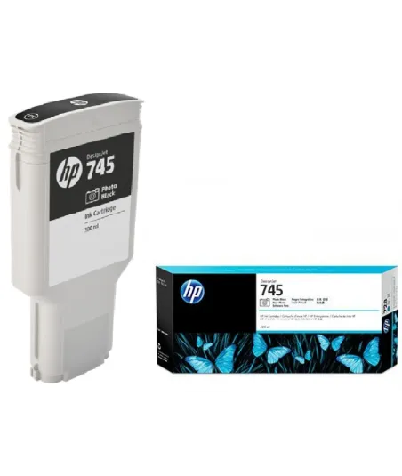 Cartouche d'encre Noir Photo HP 745 300ML