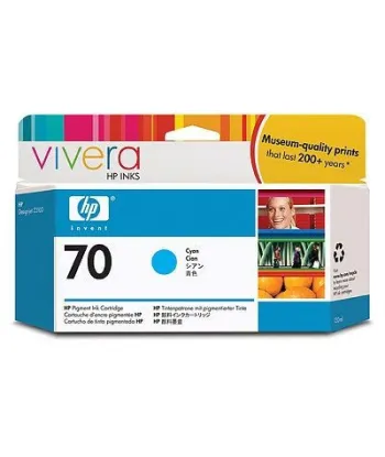 Cartouche d'encre HP 70 Cyan 130ml |traciel