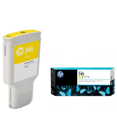 Cartouche d'encre HP 745 Jaune 300 ml – HP DesignJet | TRACIEL