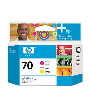 Tête d'impression Magenta et Jaune HP 70