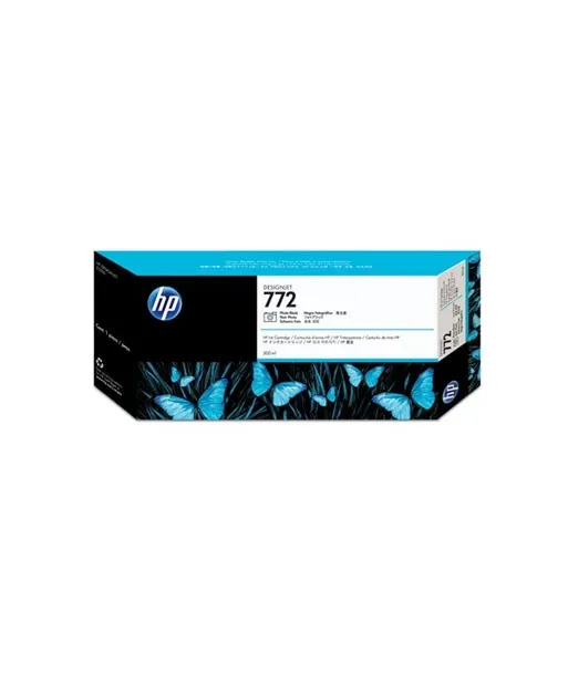Cartouche d'encre Noire Photo HP 772, 300Ml